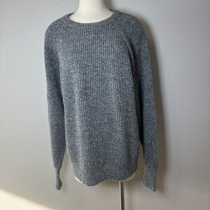 Parkhurst Heather Gray Crewneck Sweater Large Unisex